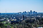 Downtown Clayton, MO from Wydown